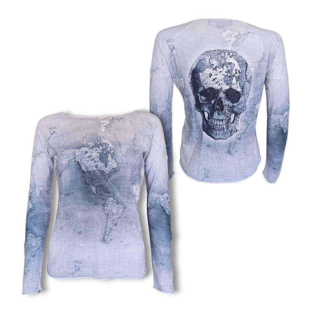graphic mall goth knit top